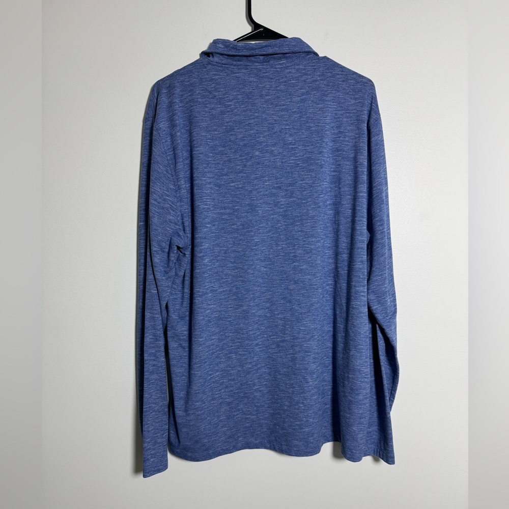 J.Crew Performance 1/4 Zip Pullover XL Blue Athletic Shirt - Picture 2 of 3